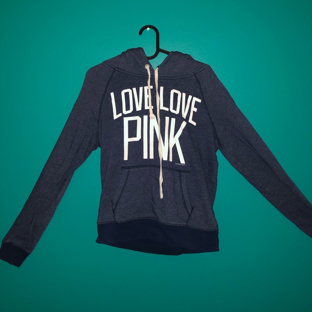 Navy blue Victoria’s Secret hoodie